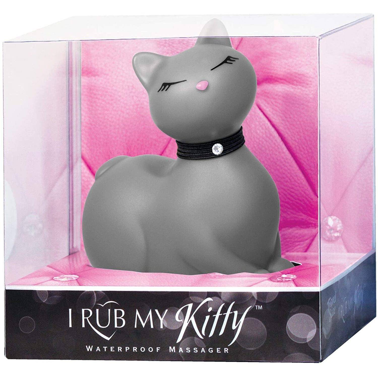 Вибратор Big Teaze Toys I Rub My Kitty, серый E26332 (жен. вибратор) оптом