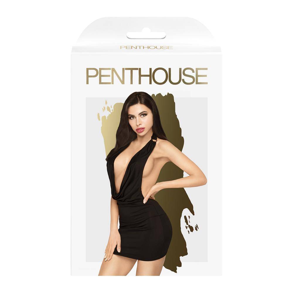 Платье и трусы стринги Penthouse Heart rob Черный L/XL 4005744 оптом