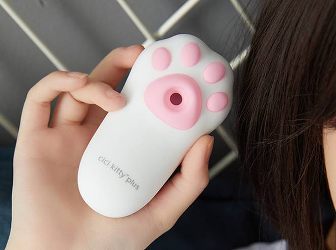 Ваакумный стимулятор Otouch Cici Kitty Белый CiciKittyPlus (жен. вибратор) оптом