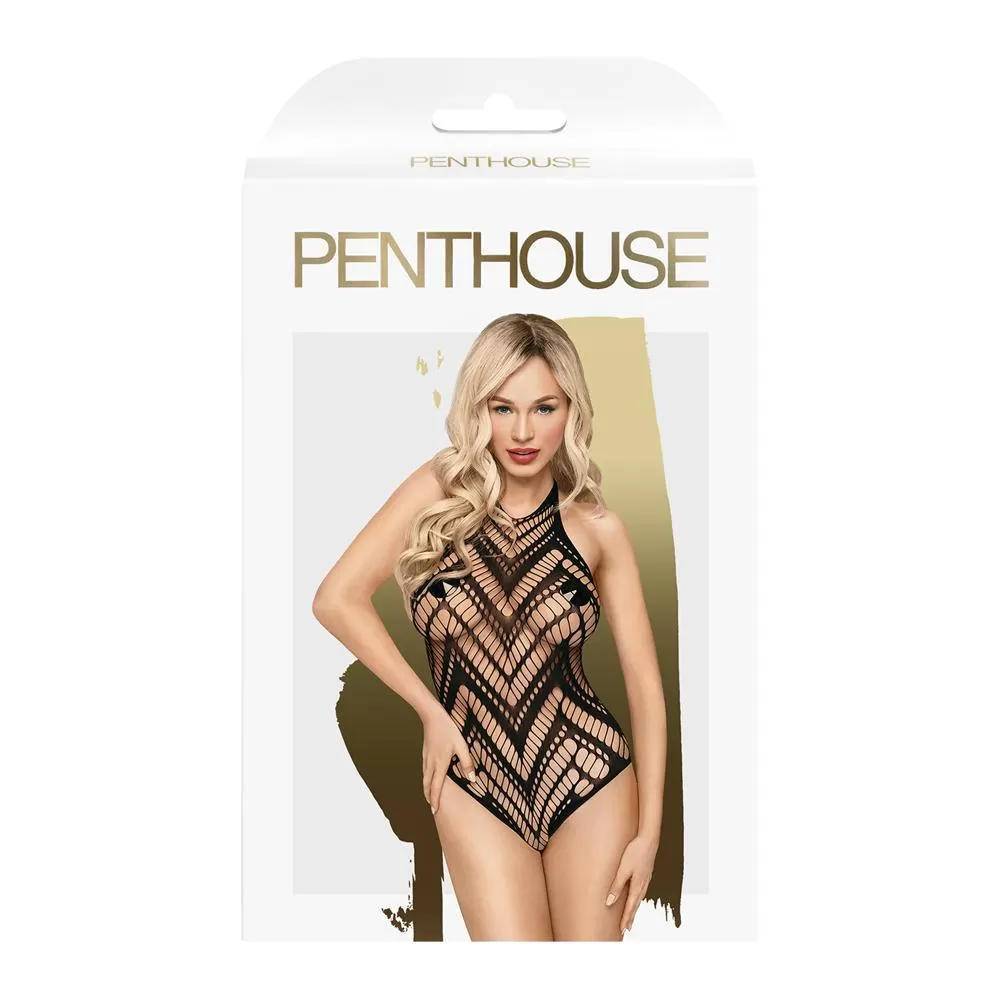 Боди Penthouse Go hotter Черный XL 4004853 оптом
