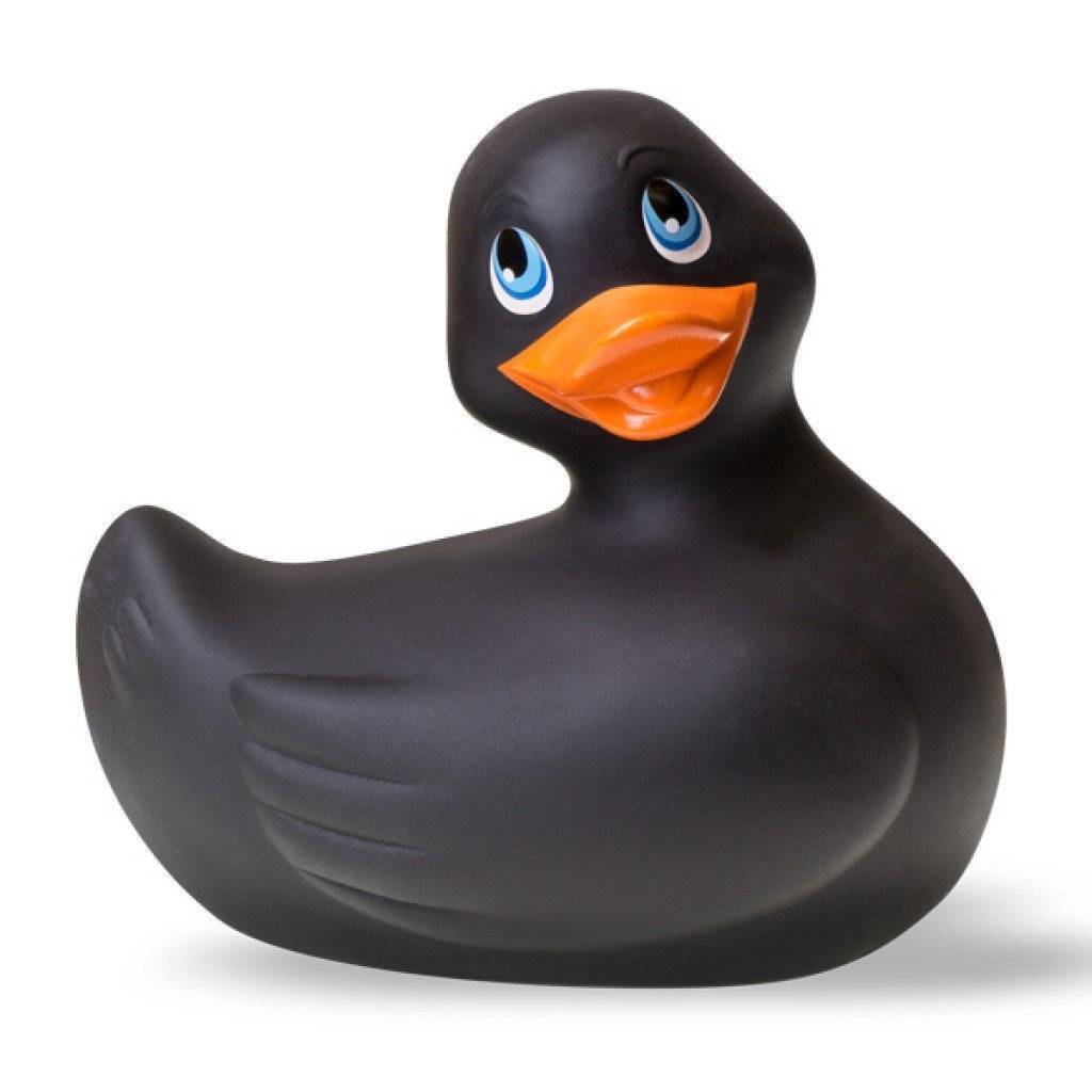 Вибратор-уточка Big Teaze Toys I Rub My Duckie Classic, черный E21822 (жен. вибратор) оптом