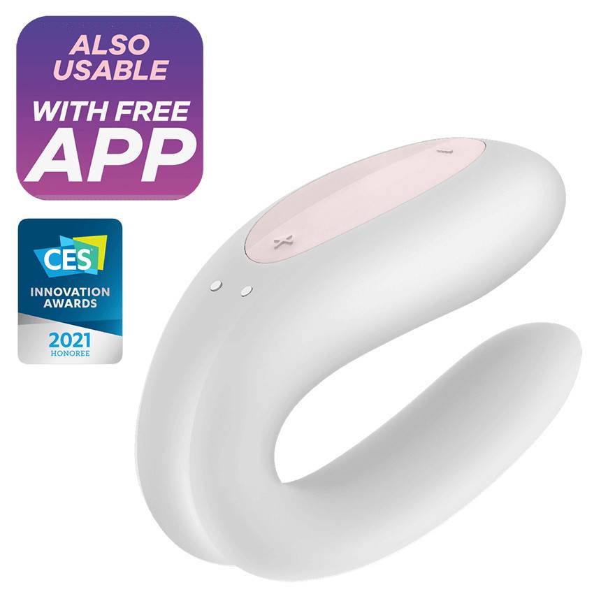 вибратор Satisfyer Double Joy  Белый, J2008-16-2 оптом