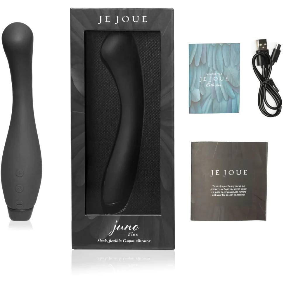 Вибратор Je Joue Juno Flex Черный, JFX-BK-USB-VB_US JFX-BK-USB-VB_US (жен. вибратор) оптом
