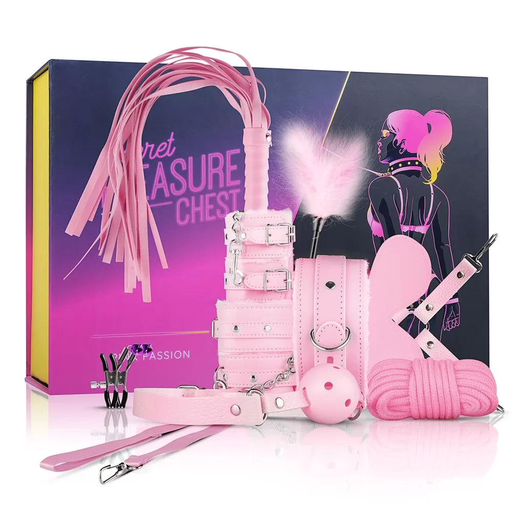 Подарочный набор EDC Secret Pleasure Chest - Pink Pleasure  Розовый, LBX404 оптом