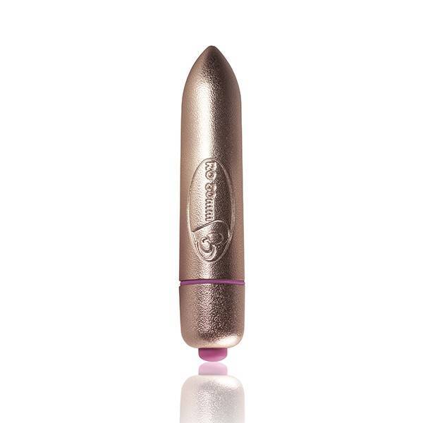 Мини-вибратор Rocks Off RO-80mm gold Золотой, 7RO80PRG оптом