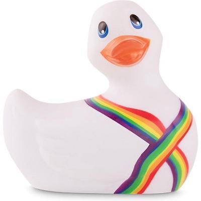 Вибратор-уточка Big Teaze Toys I Rub My Duckie 2.0, белый E29020 (жен. вибратор)