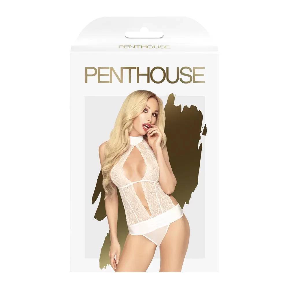 Боди Penthouse Perfect lover Белый M/L 4004747 оптом