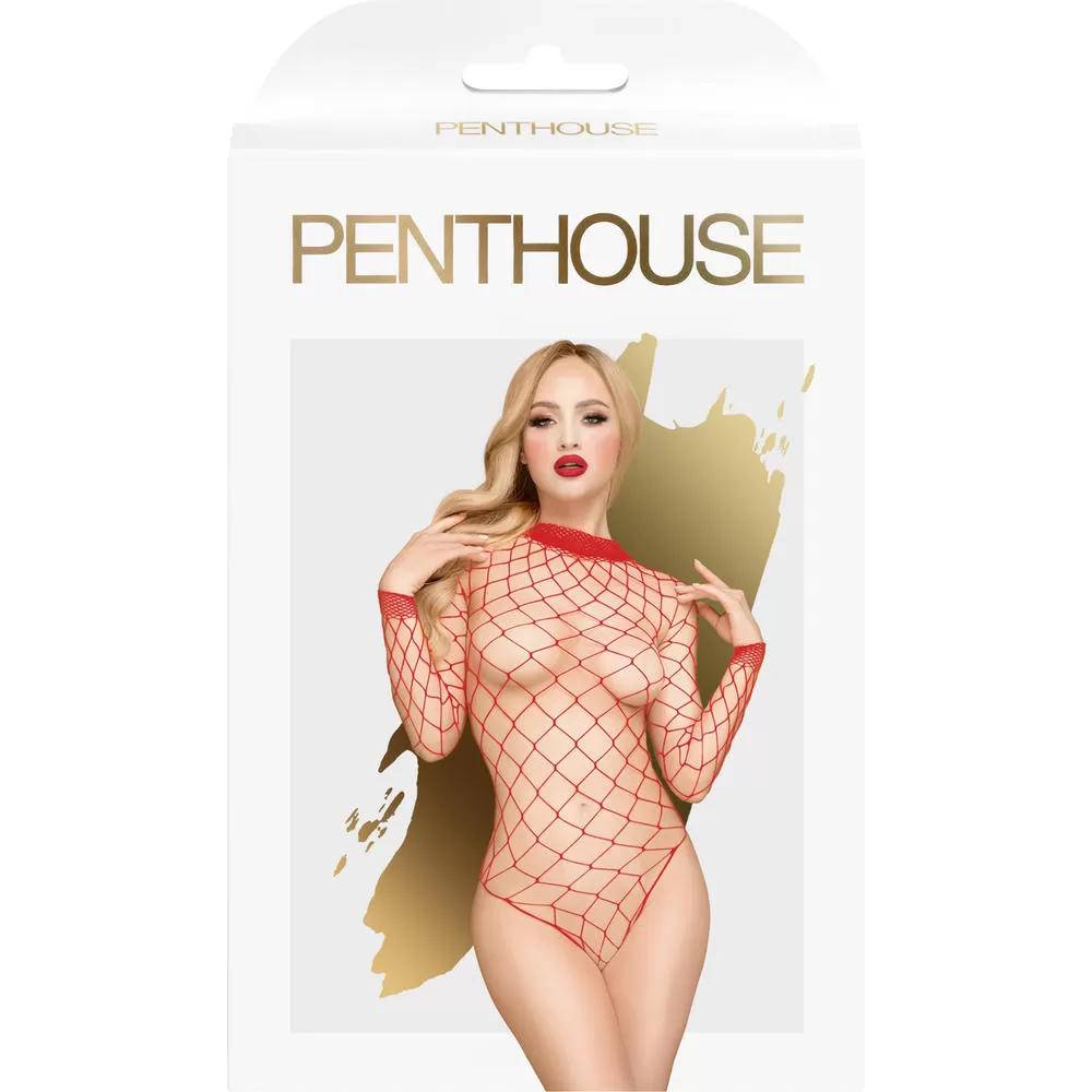 Боди Penthouse Scandalous red Черный S-L 4015422 (жен. боди) оптом