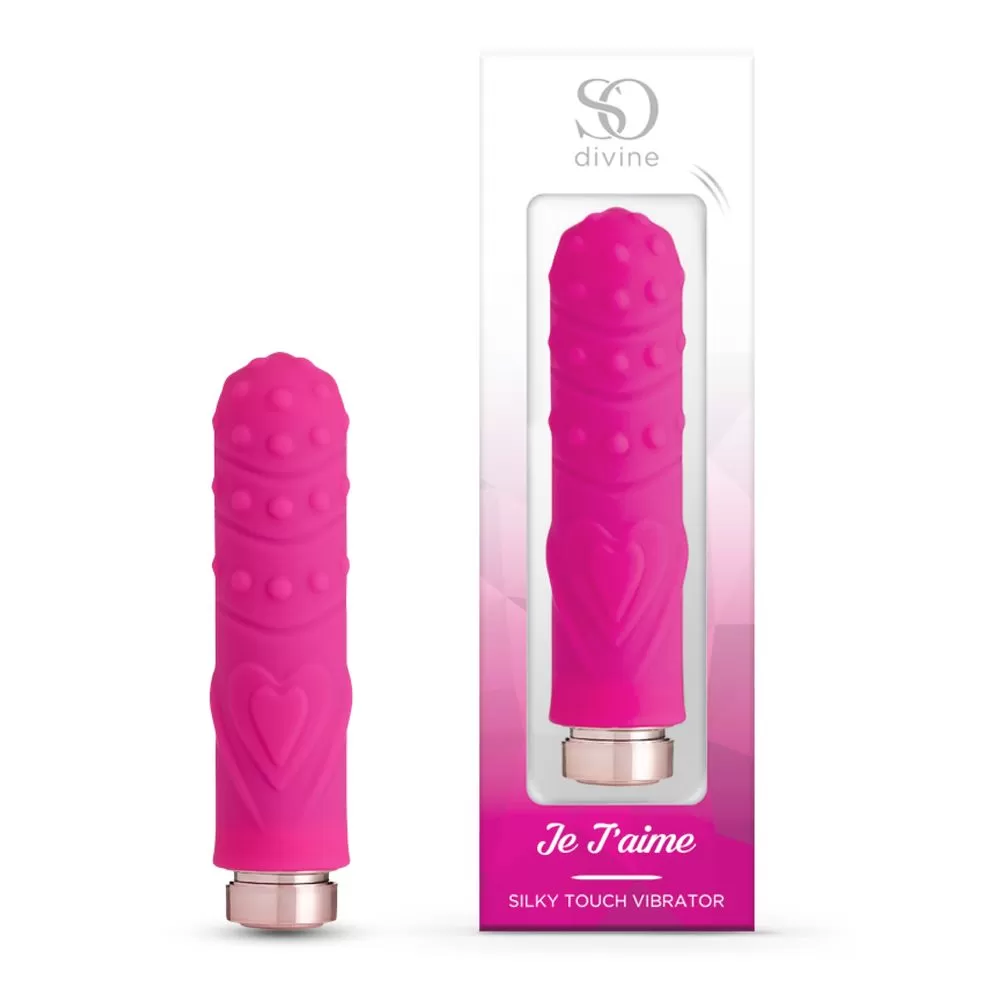 Мини-вибратор So Divine Je Taime Silky Touch Vibrator  Розовый, J20094PINK оптом