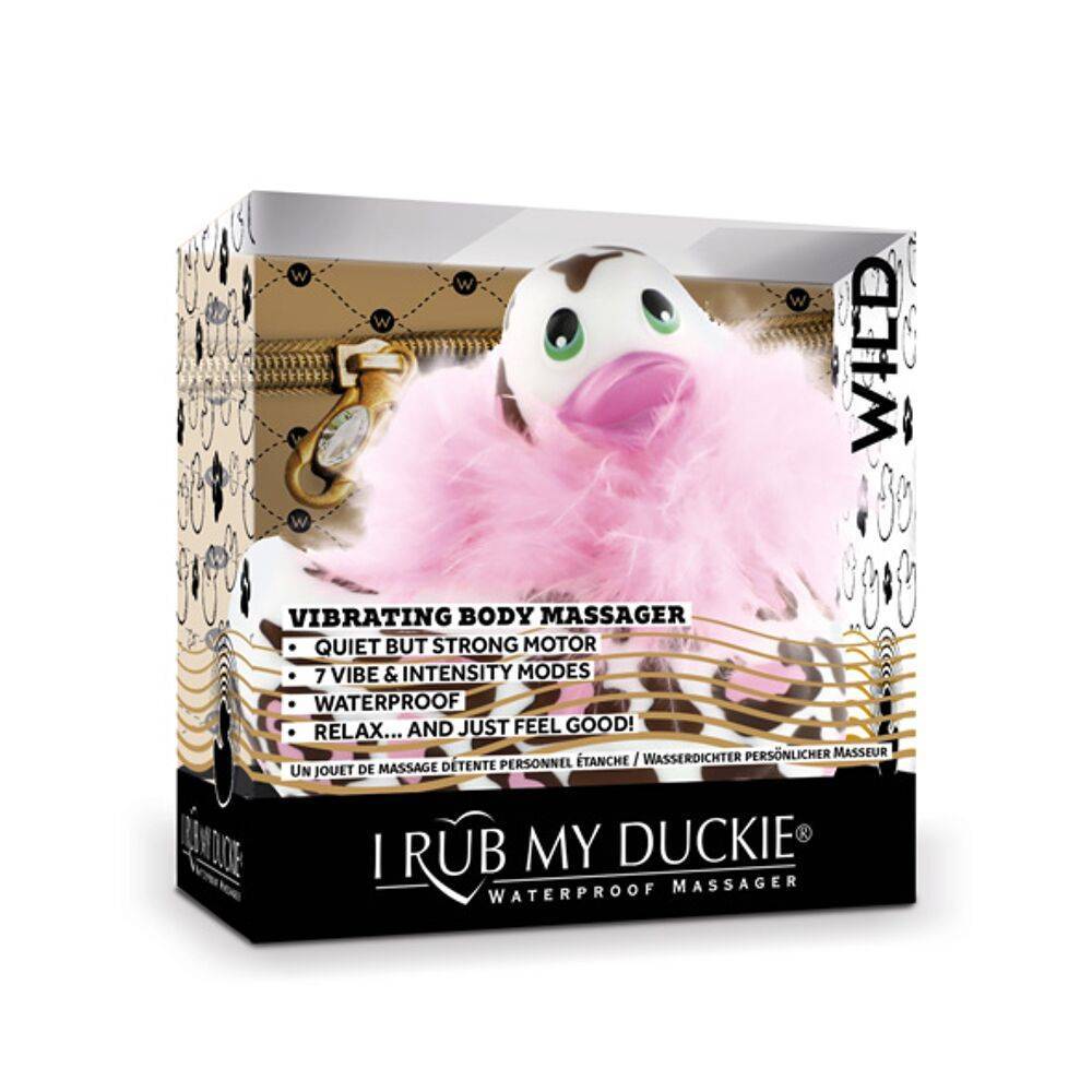 Вибратор-уточка Big Teaze Toys I Rub My Duckie 2.0, пантера E29017 (жен. вибратор) оптом