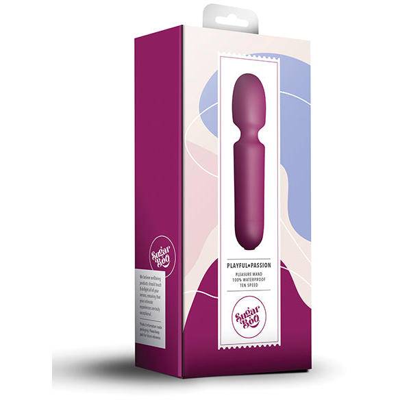 Ванд Sugar Boo Playful Passion Бордовый 10PLAYBURG оптом