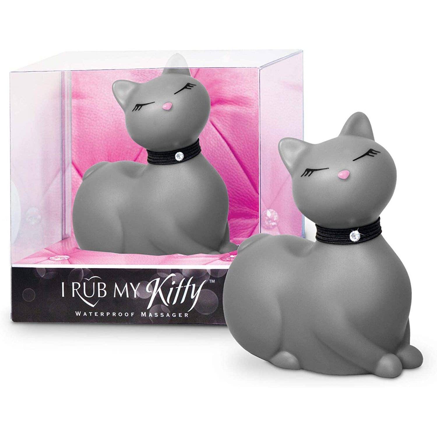 Вибратор Big Teaze Toys I Rub My Kitty, серый E26332 (жен. вибратор) оптом