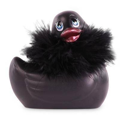 Вибратор-уточка Big Teaze Toys I Rub My Duckie 2.0, черный E29004 (жен. вибратор)