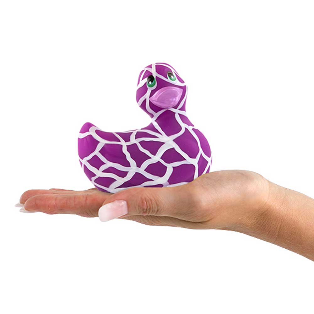 Вибратор-уточка Big Teaze Toys I Rub My Duckie 2.0, бело-фиолетовый E29019 (жен. вибратор) оптом