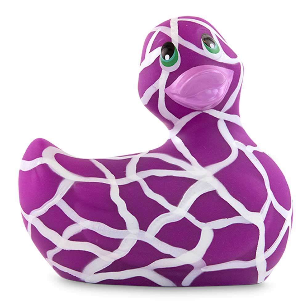 Вибратор-уточка Big Teaze Toys I Rub My Duckie 2.0, бело-фиолетовый E29019 (жен. вибратор) оптом