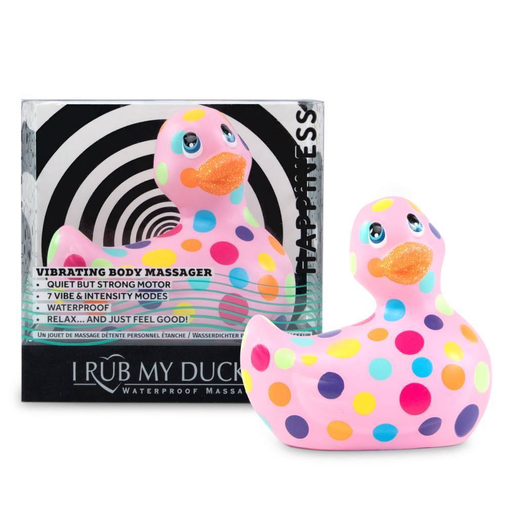 Вибратор-уточка Big Teaze Toys I Rub My Duckie 2.0, разноцветный  E29012 (жен. вибратор) оптом