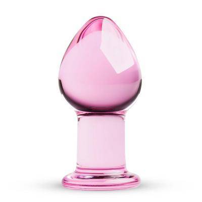 Pink Glass Buttplug GIL542PNK оптом