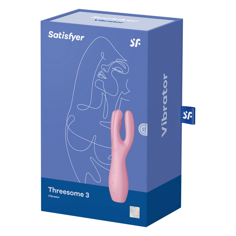 Вибратор Satisfyer Threesome 3 Розовый J2018-243-1 (жен. вибратор) оптом
