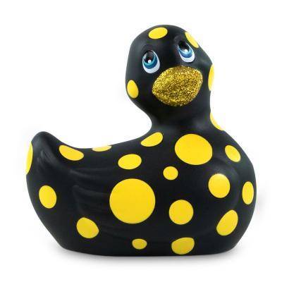 Вибратор-уточка Big Teaze Toys I Rub My Duckie 2.0, черно-желтый E29011 (жен. вибратор) оптом