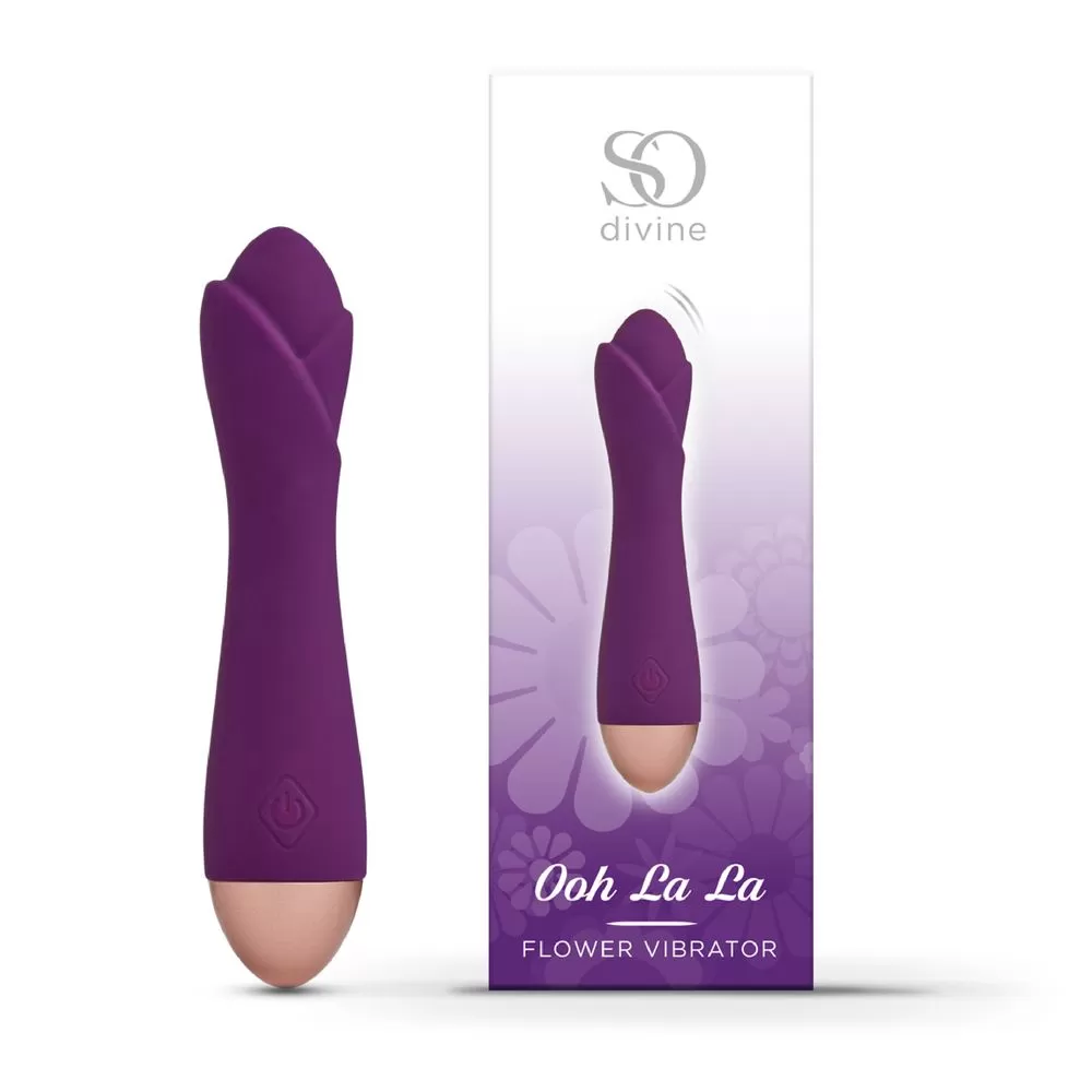 Вибратор So Divine Ooh La La Purple Flower Vibrator  Фиолетовый, J06016 оптом