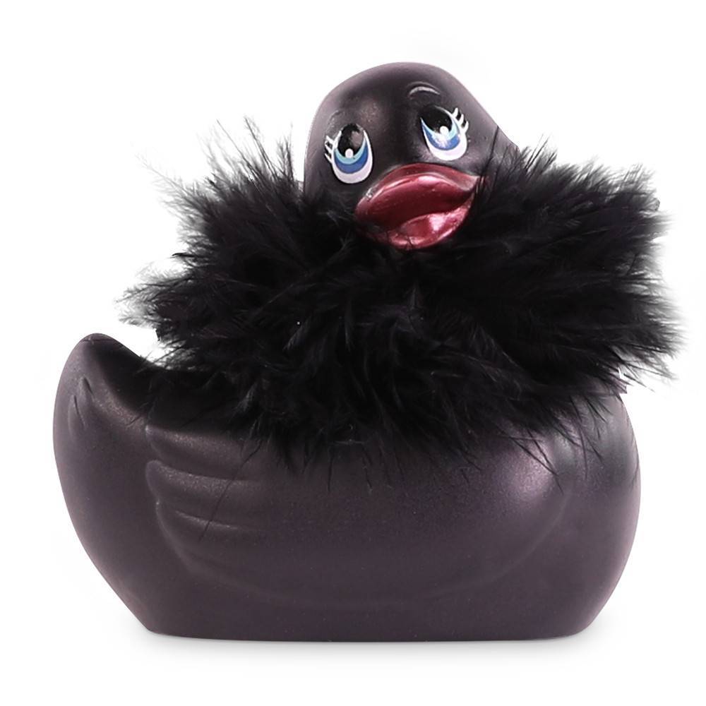 Вибратор-уточка Big Teaze Toys I Rub My Duckie 2.0, черный E29004 (жен. вибратор) оптом