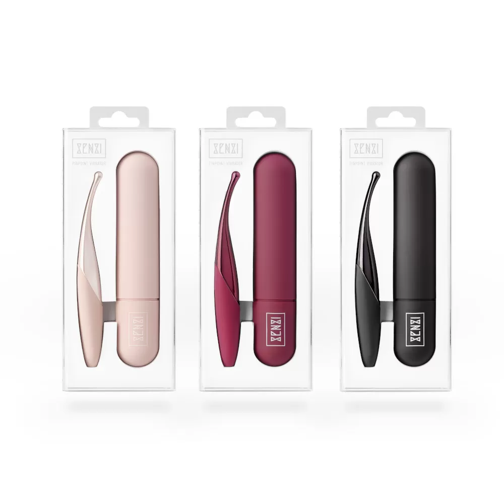 Стимулятор клитора  EDC Senzi Vibrator Black  Черный, SEN001BLK оптом