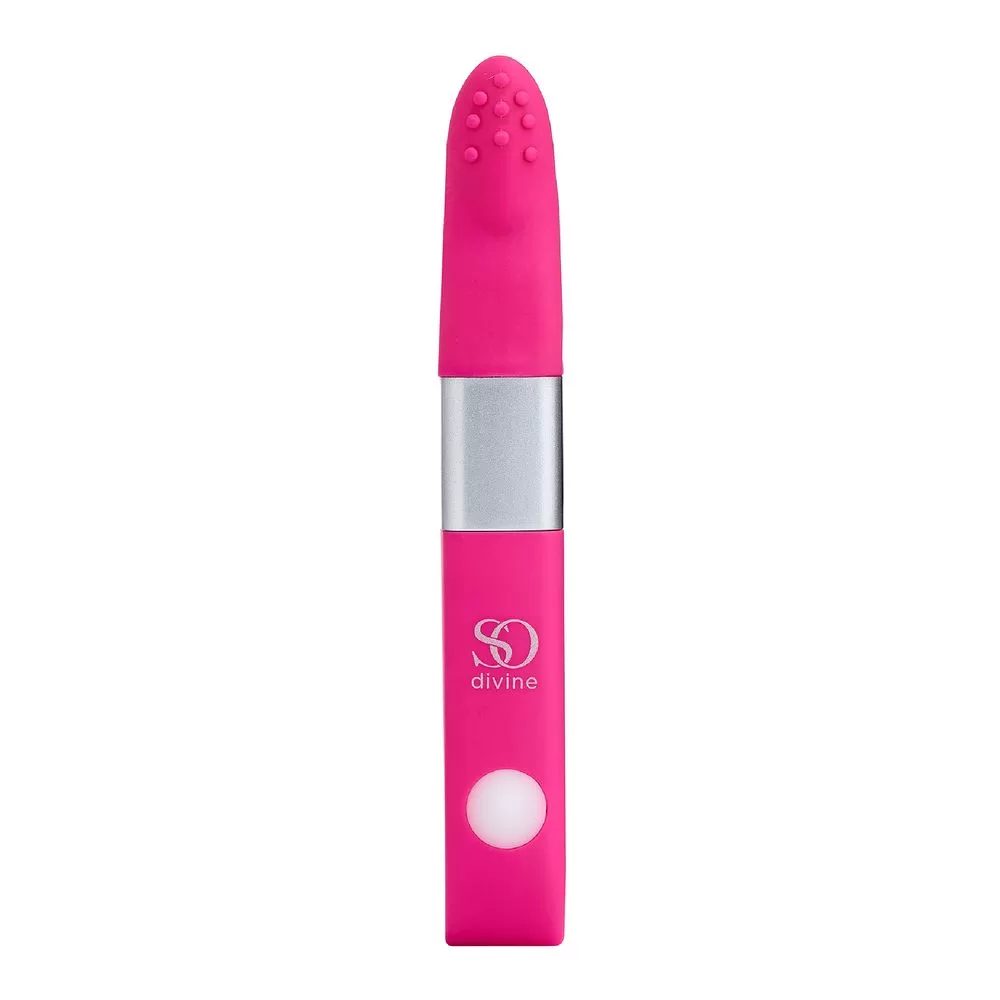Мини-вибратор So Divine Get Lucky USB Vibrator  Розовый, SOUSB оптом