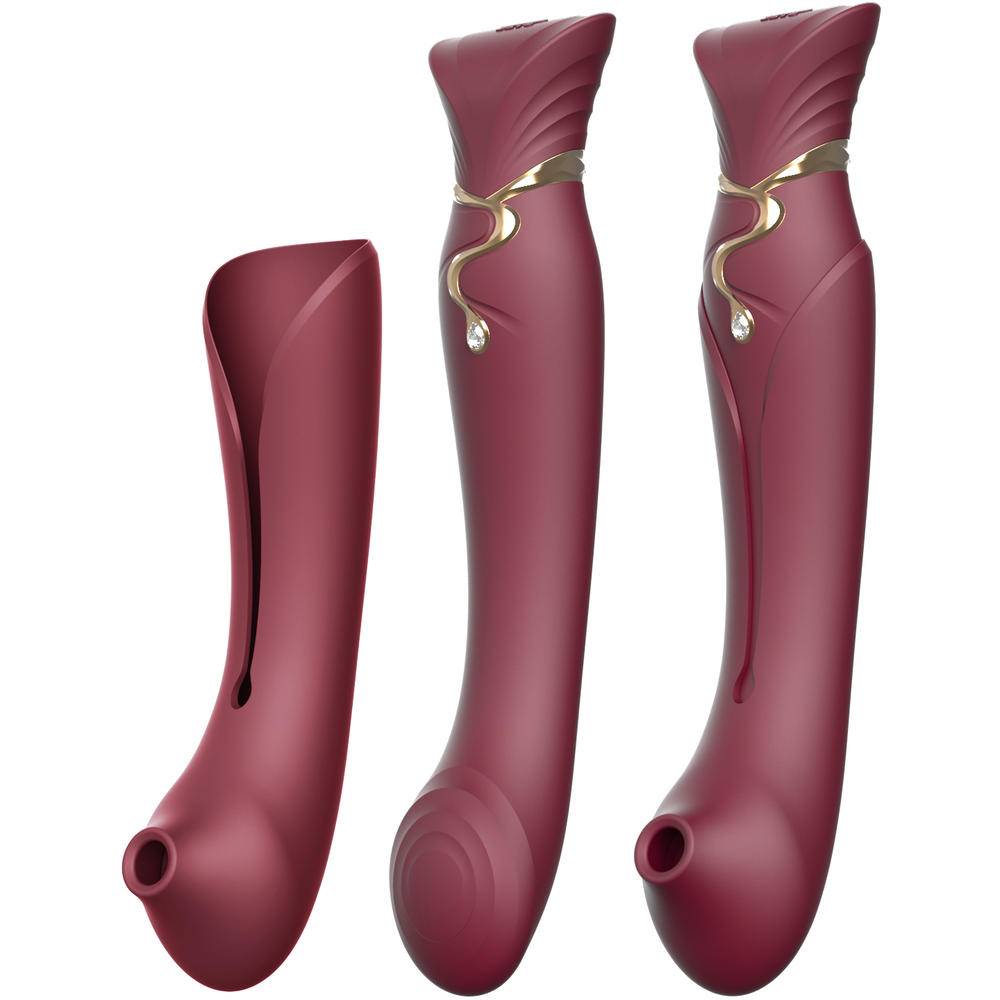Вибратор Zalo Queen Set G-Spot Бордовый E29600 оптом