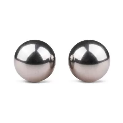 Вагинальные шарики Easytoys Silver Ben Wa Balls 19mm, серебряные ET076SIL