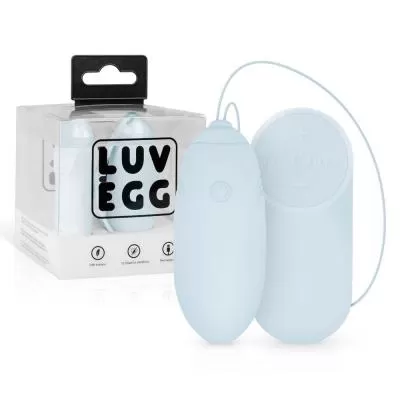 Вибратор LUV EGG Blue, голубой LUV001BLU