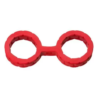 Japanese Bondage Silicone Handcuffs - Red 2102-01-BX