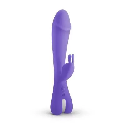 Вибратор кролик EDC Trix Rabbit Vibrator  Фиолетовый, GVO005