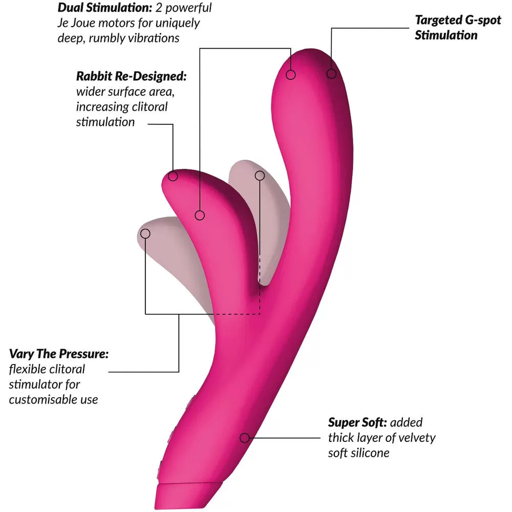 Вибратор Je Joue Hera Фуксия, HRA-FU-USB-VB_US HRA-FU-USB-VB_US (жен. вибратор) оптом