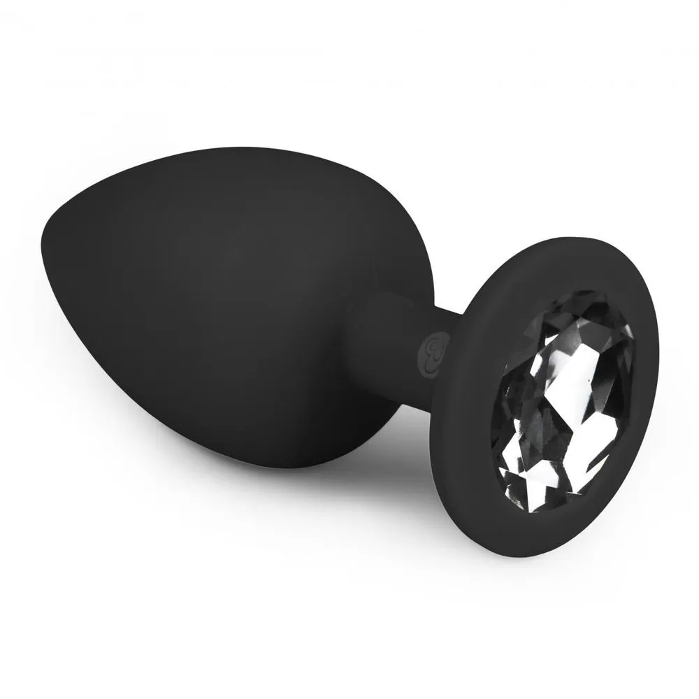 Анальная пробка Easytoys Diamond Plug Large, черная ET465BLK оптом | SOHO  Wellness - B2B