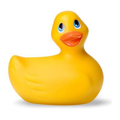 Вибратор-уточка Big Teaze Toys I Rub My Duckie 2.0, желтый E29000 (жен. вибратор)