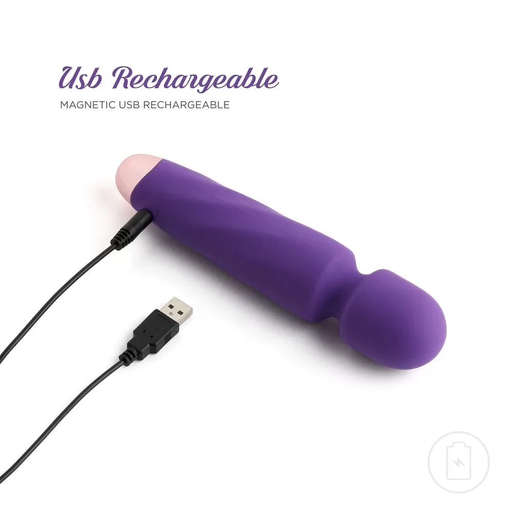 Вибромассажер So Divine Smooth Operator Rechargeable wand  Фиолетовый, J01615 оптом