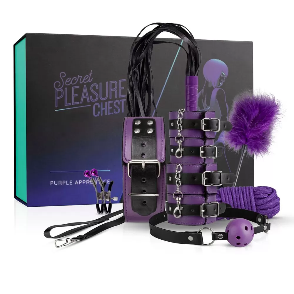 Подарочный набор EDC Secret Pleasure Chest-Purple Apprentice Серебристый, черный, фиолет, LBX403 оптом