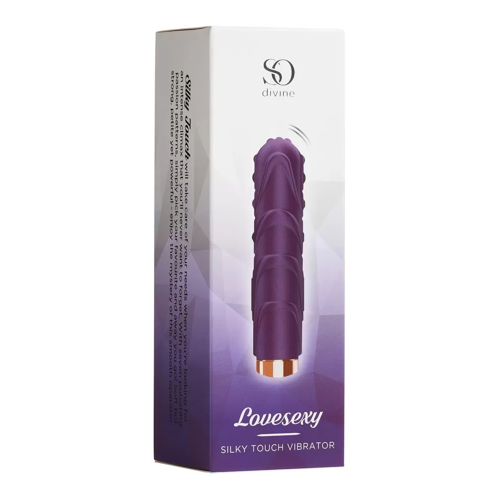 Мини-вибратор So Divine Love sexy Silky Touch Vibrator  Фиолетовый, J20093PURPLE оптом